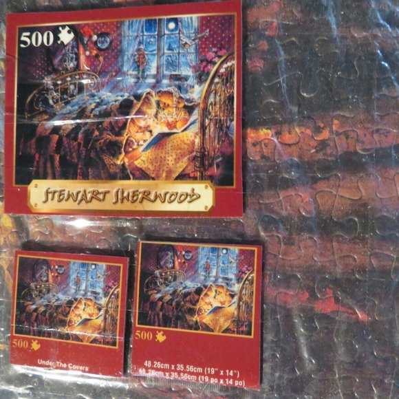 SURE-LOX 500 Piece Under The Covers Stewart Sherwood in Bag COMPLETE (P195) - Picture 3 of 5